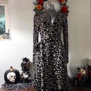 Victoria's Secret print wrap dress